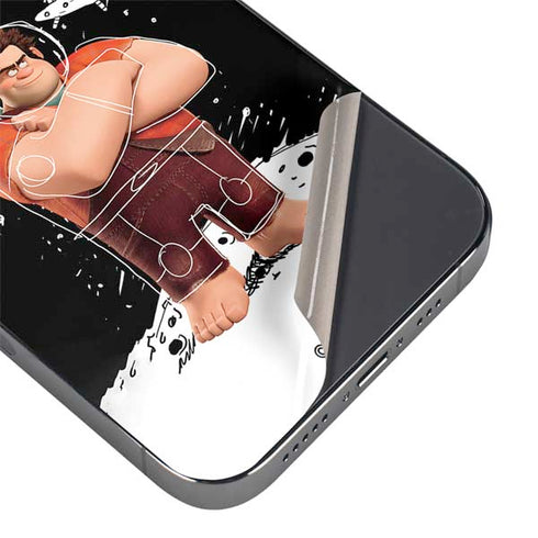 Disney Wreck-it Ralph And Vanellope Space Sketch iPhone 16e Skin