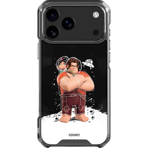Disney Wreck-it Ralph And Vanellope Space Sketch iPhone 18 Pro Max Clear Case
