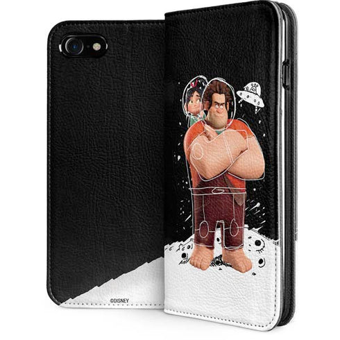 Disney Wreck-it Ralph And Vanellope Space Sketch iPhone Cases