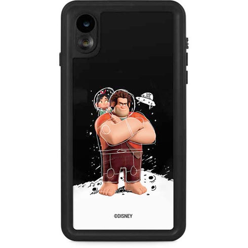Disney Wreck-it Ralph And Vanellope Space Sketch iPhone Cases