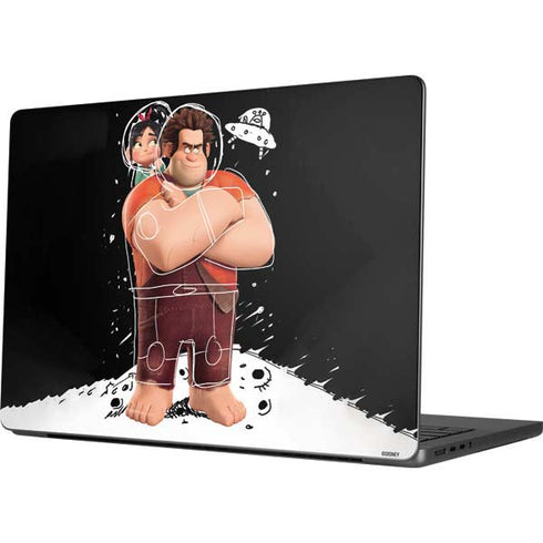 Disney Wreck-it Ralph And Vanellope Space Sketch Apple MacBook Pro 14-inch Skin