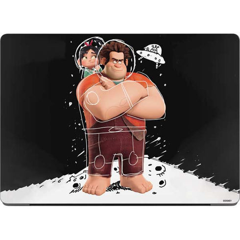 Disney Wreck-it Ralph And Vanellope Space Sketch Apple MacBook Pro 14-inch Skin
