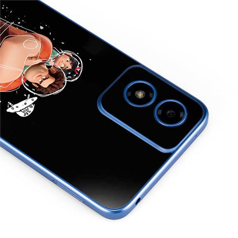 Disney Wreck-it Ralph And Vanellope Space Sketch Moto G Play 4G (2024) Skin