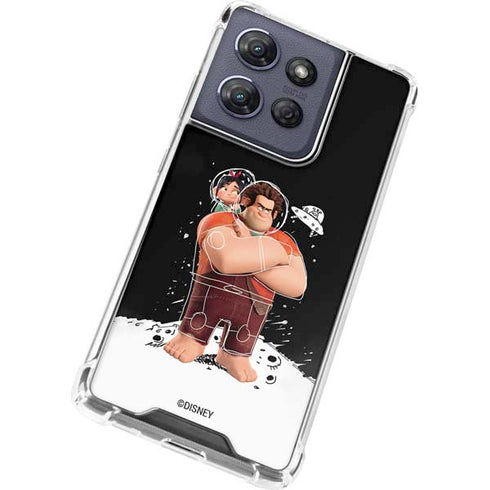 Disney Wreck-it Ralph And Vanellope Space Sketch Moto G Play 5G (2025) Clear Case