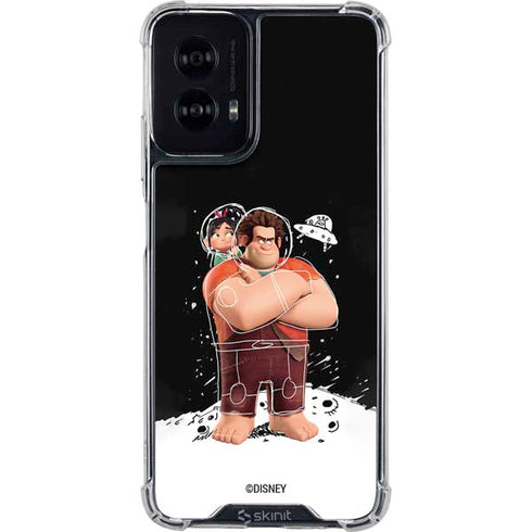 Disney Wreck-it Ralph And Vanellope Space Sketch Moto G Power 5G (2024) Clear Case