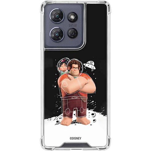 Disney Wreck-it Ralph And Vanellope Space Sketch Moto G Stylus 5G (2025) Clear Case