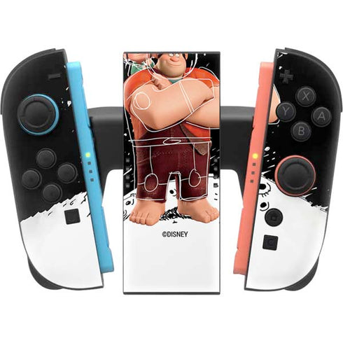 Disney Wreck-it Ralph And Vanellope Space Sketch Nintendo Switch 2 (2025) Joy-Con Controller Skin