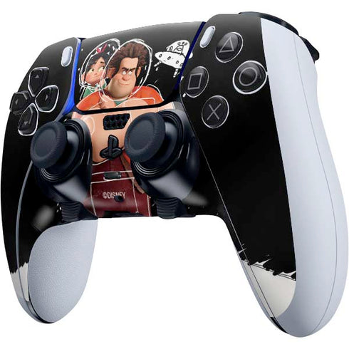 Disney Wreck-it Ralph And Vanellope Space Sketch PS5 DualSense Edge Pro Controller Skin