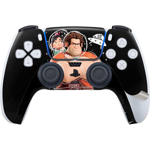Disney Wreck-it Ralph And Vanellope Space Sketch PS5 Pro Bundle Skin