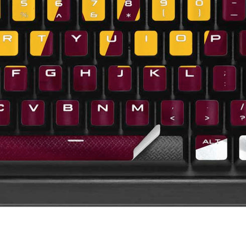 NFL Washington Commanders Flag K95 RGB PLATINUM Mechanical Gaming Keyboard Skin