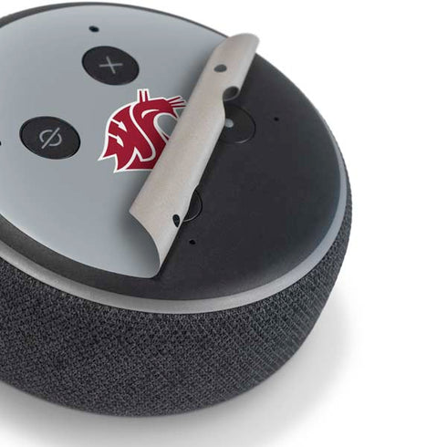 WSU Cougars Logo Amazon Echo Dot 3 Skin