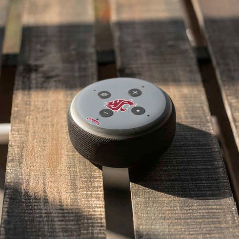 WSU Cougars Logo Amazon Echo Dot 3 Skin
