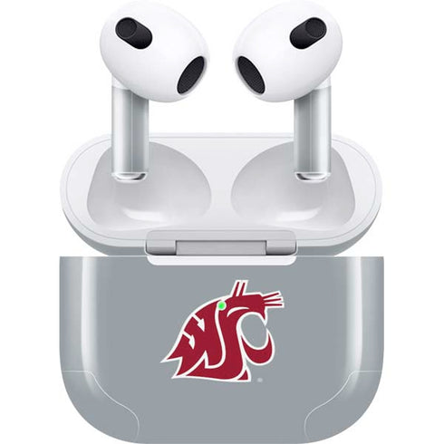 Washington State University WSU Cougars Apple AirPods (3rd Gen 2021) Skin