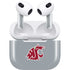 Washington State University WSU Cougars Apple AirPods (3rd Gen 2021) Skin