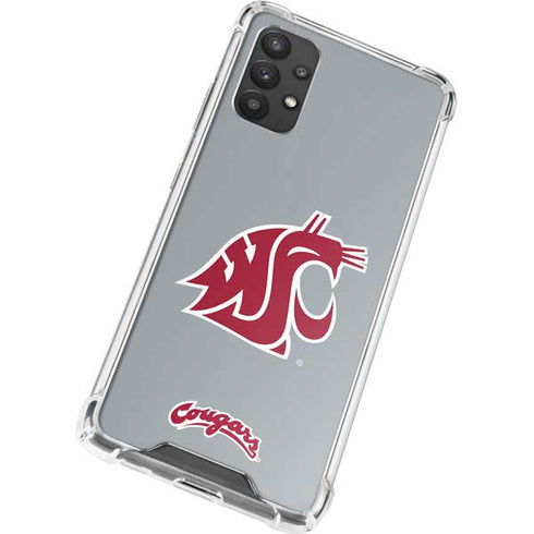 Washington State University WSU Cougars Galaxy A32 5G Clear Case
