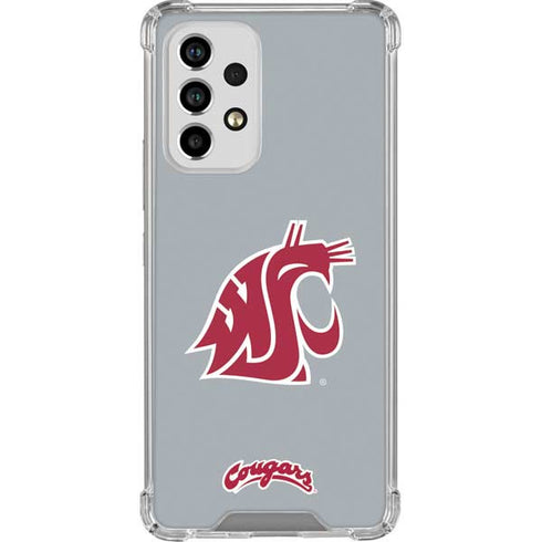 Washington State University WSU Cougars Galaxy A53 5G Clear Case