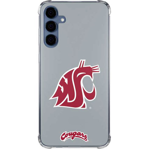 Washington State University WSU Cougars Galaxy A55 5G Clear Case