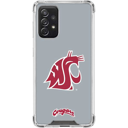 Washington State University WSU Cougars Galaxy A72 5G Clear Case