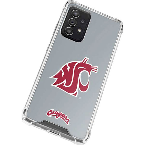 Washington State University WSU Cougars Galaxy A72 5G Clear Case