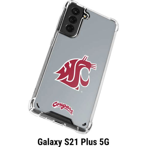 Washington State University WSU Cougars Galaxy S21 Plus 5G Clear Case