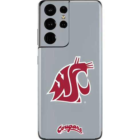 Washington State University WSU Cougars Galaxy S21 Ultra 5G Skin