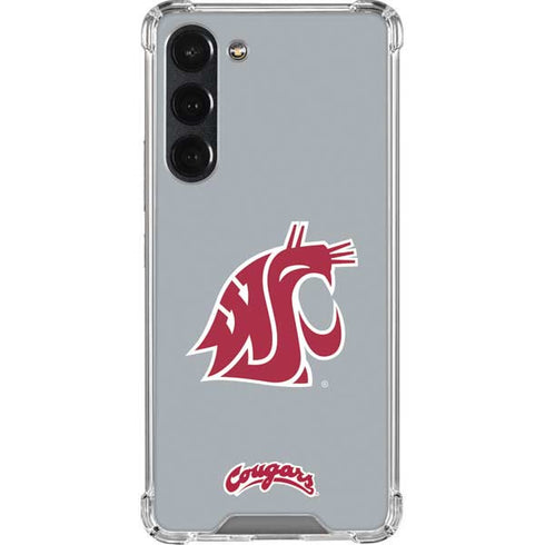 Washington State University WSU Cougars Galaxy S23 Plus Clear Case