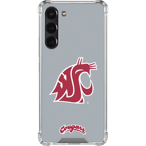 Washington State University WSU Cougars Galaxy S24 FE Clear Case