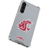 Washington State University WSU Cougars Galaxy S24 FE Clear Case