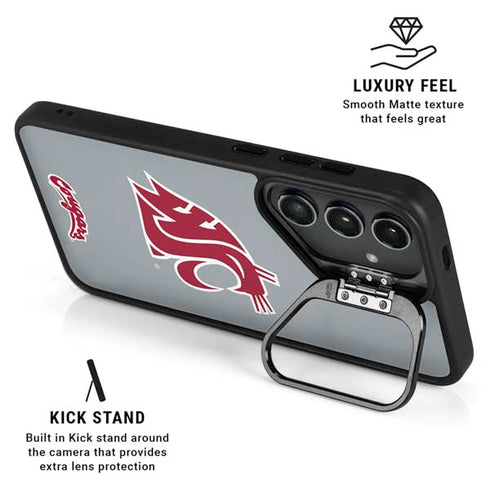 Washington State University WSU Cougars Galaxy S25 Ultra Kickstand Case