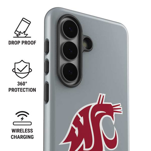 Washington State University WSU Cougars Galaxy S26 Impact Case