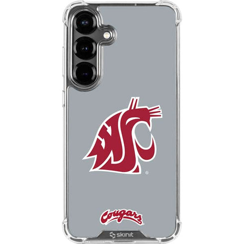 Washington State University WSU Cougars Galaxy S26 Plus Clear Case