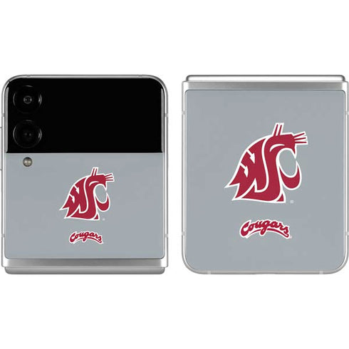 Washington State University WSU Cougars Galaxy Z Flip4 5G Skin