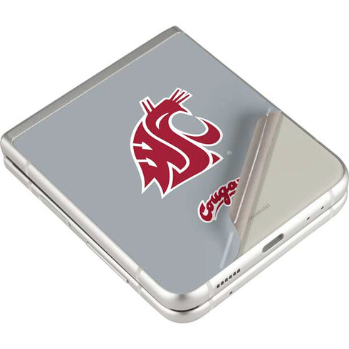 Washington State University WSU Cougars Galaxy Z Flip4 5G Skin