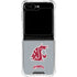 Washington State University WSU Cougars Galaxy Z Flip6 Clear Case