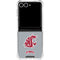 Washington State University WSU Cougars Galaxy Z Flip7 Clear Case