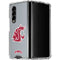 Washington State University WSU Cougars Galaxy Z Fold4 5G Clear Case