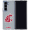 Washington State University WSU Cougars Galaxy Z Fold5 5G Clear Case