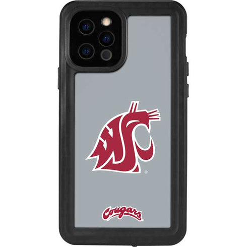 Washington State University WSU Cougars iPhone 12 Pro Waterproof Case