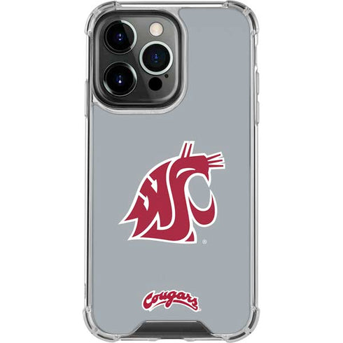 Washington State University WSU Cougars iPhone 13 Pro Clear Case