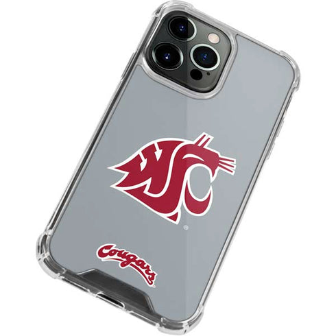 Washington State University WSU Cougars iPhone 13 Pro Clear Case