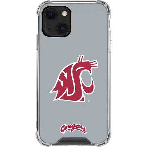 Washington State University WSU Cougars iPhone 14 Plus Clear Case