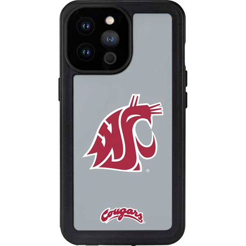 Washington State University WSU Cougars iPhone 14 Pro Max Waterproof Case