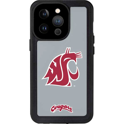 Washington State University WSU Cougars iPhone 14 Pro Waterproof Case