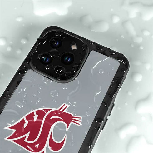 Washington State University WSU Cougars iPhone 14 Pro Waterproof Case