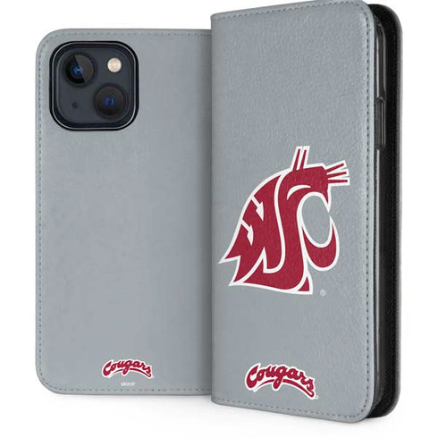 Washington State University WSU Cougars iPhone 15 Plus Folio Case
