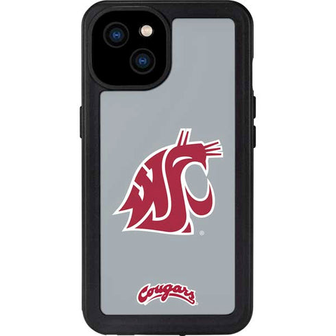 Washington State University WSU Cougars iPhone 15 Plus Waterproof Case