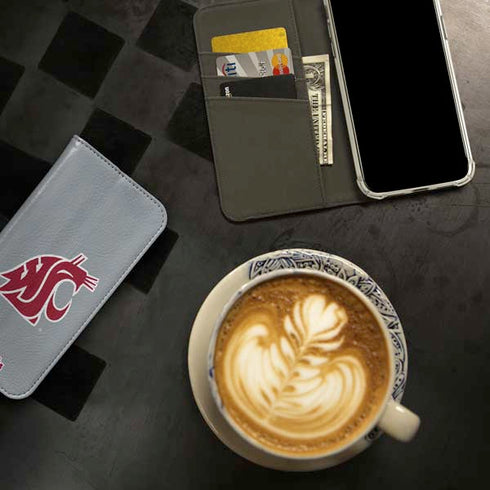 Washington State University WSU Cougars iPhone 15 Pro Folio Case