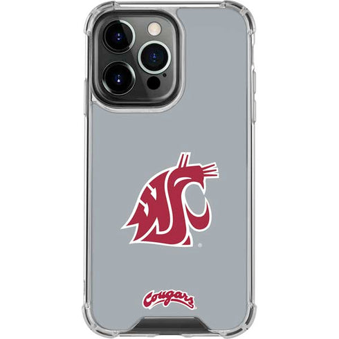Washington State University WSU Cougars iPhone 16 Pro Clear Case