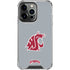 Washington State University WSU Cougars iPhone 16 Pro Clear Case
