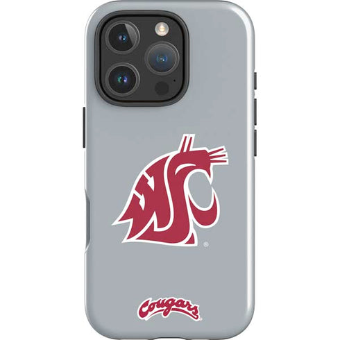 Washington State University WSU Cougars iPhone 16 Pro Max Impact Case